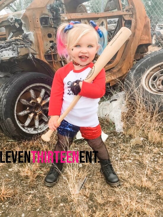 Handmade Other - Harley Quinn Halloween Costume For Toddler Girls Outfit